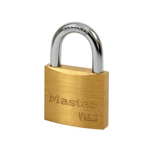 Master Lock 4140KA3 V Line Brass 40mm Padlock - Keyed Alike 3231